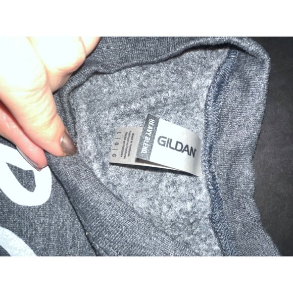 Taylor Swift The Eras Tour Swifty Concert Sweatshirt Gray Gildan Soft Lg 23" - Picture 5 of 5